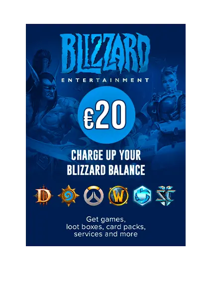 GIFT CARD FOR 20€ BATTLE.NET, REGION EUROPE